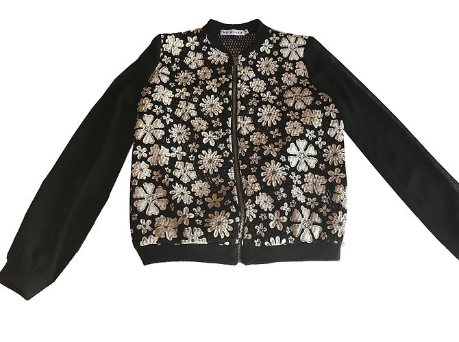 Autre Marque Giacca By Clara Bianca e Nera Nero Bianco
