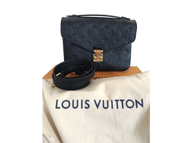 Louis Vuitton Metis Empreinte Monogram Black Preto Couro  ref.76610