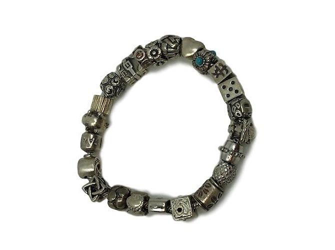 Autre Marque Pulsera de plata con dijes 20 cm