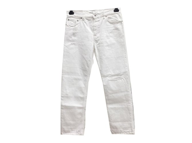 Mcq Jeans White Cotton  ref.76625