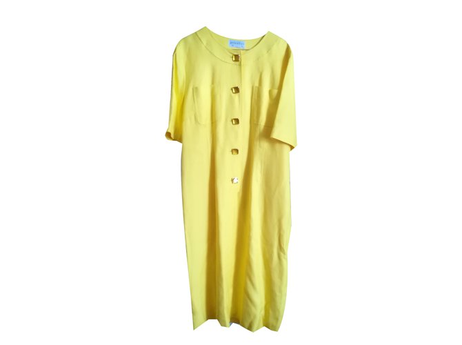 Givenchy Dresses Yellow Viscose  ref.76652