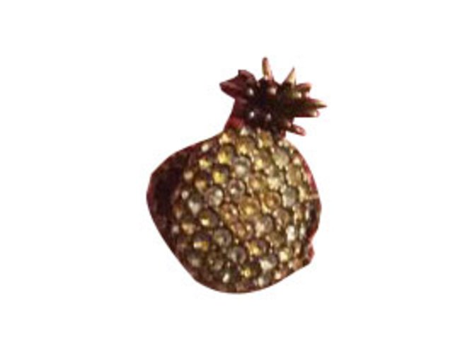 Gucci Anelli di ananas D'oro Giallo Metallo Oro  ref.76686