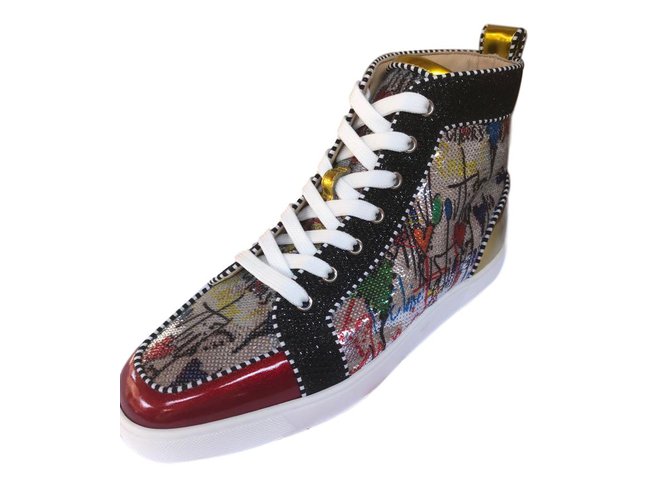 Christian Louboutin scarpe da ginnastica Multicolore  ref.76724