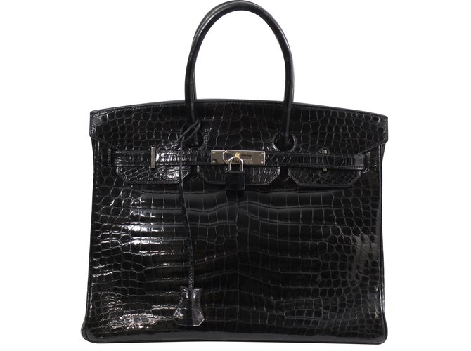 Hermès Birkin 30 Black Exotic leather  ref.76831