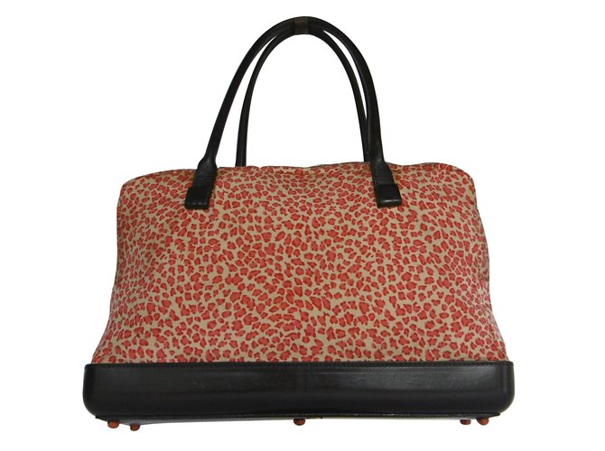 Bottega Veneta Leopard Fabric Bag Leopard print Leather Cloth  ref.76860