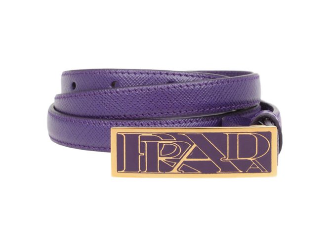 Prada belt Leather  ref.76910