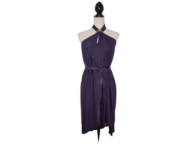 Wolford Pure Summer Dress Modal Violet  ref.76934