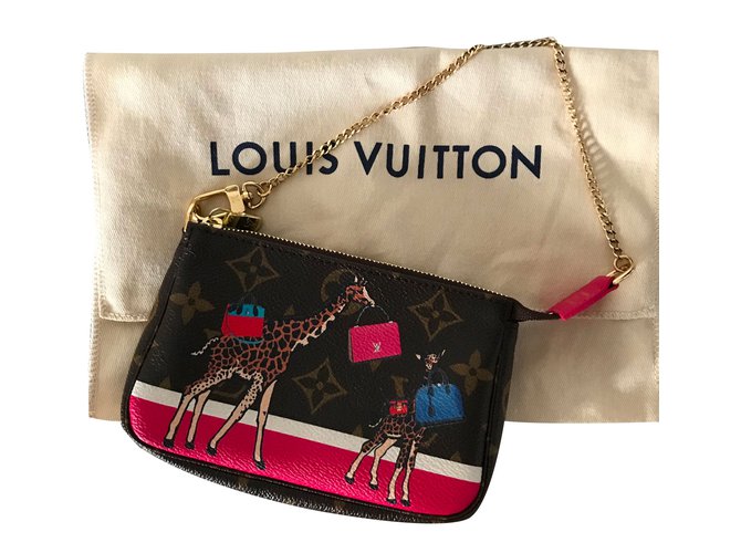 Louis Vuitton Mini Pochette Zubehör Illustre Mehrfarben  ref.76936