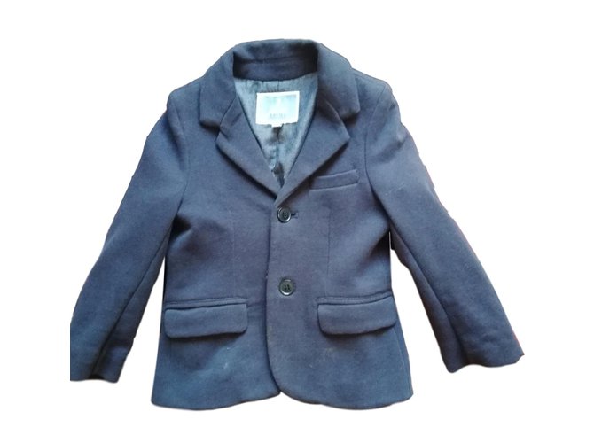 Jacadi Boy Coats Outerwear Navy blue Cotton  ref.76974