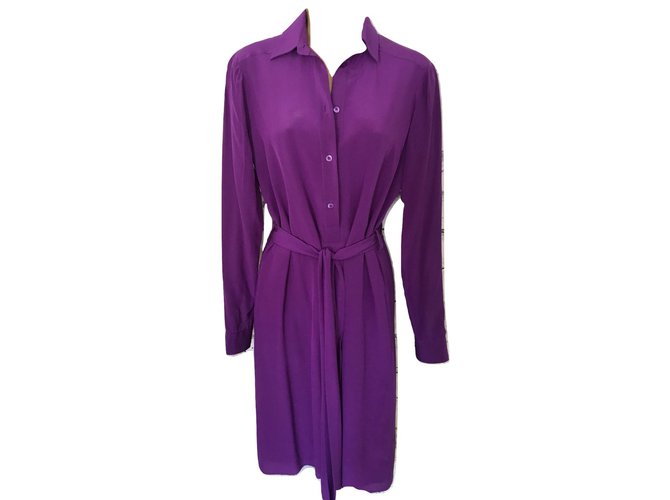 Gucci Dresses Purple Silk  ref.76997