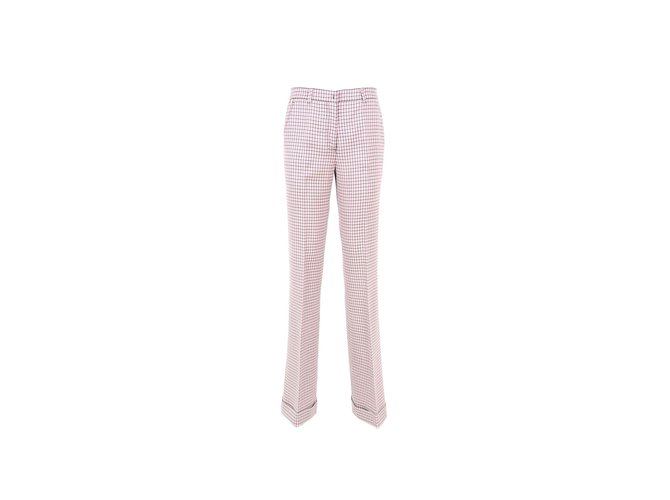 Miu Miu Pantalons Rose  ref.77075