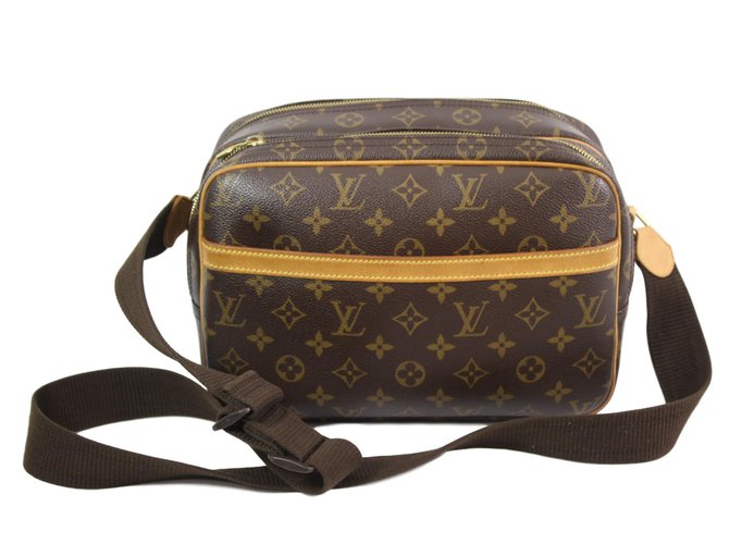 Louis Vuitton Shoulder bag Brown Leather  ref.77079