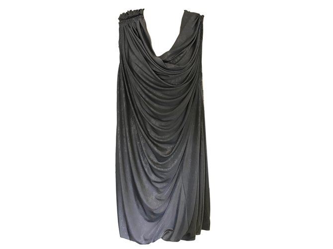 All Saints Dresses Grey Polyester Elastane  ref.77084