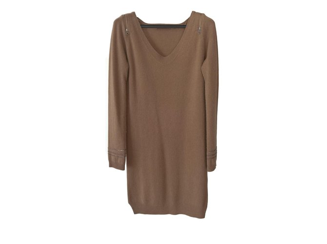 Berenice Dresses Caramel Wool  ref.77104