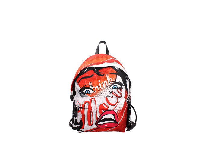 Moschino backpack Red  ref.77113