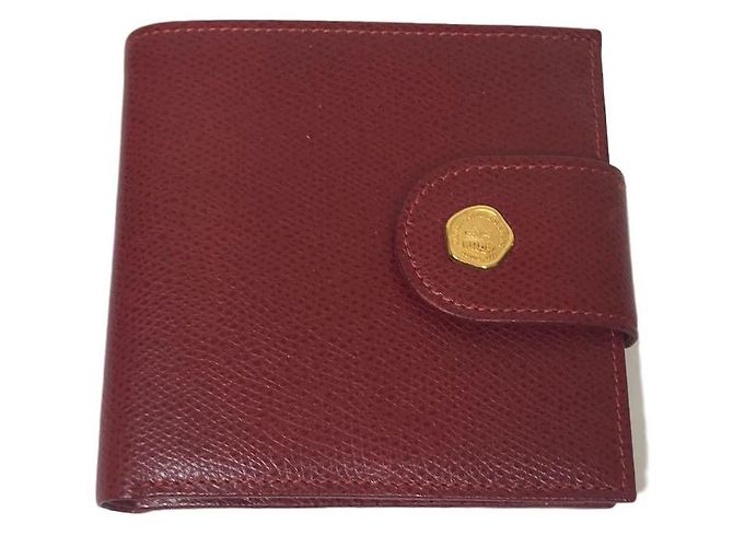 Fred Red Leather Wallet