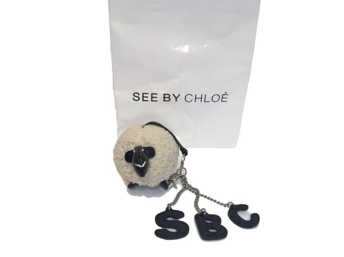 See by Chloé Key ring Beige Cotton  ref.77156