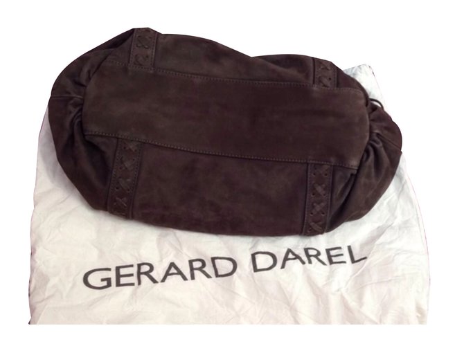 Gerard Darel Handbags Brown Deerskin  ref.77210