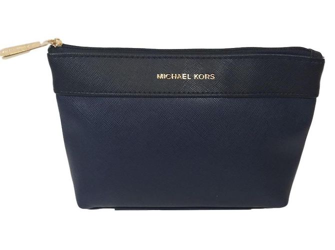 Michael Kors Small Case Navy Blue and Black
