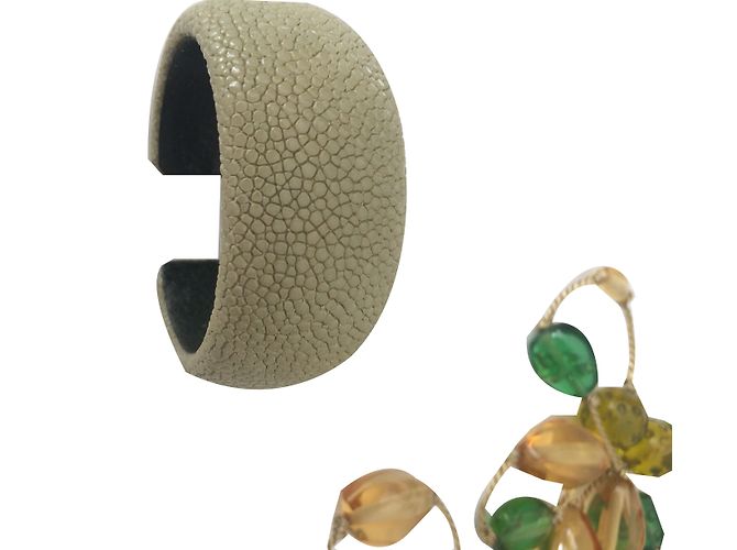 A Cuckoo Moment Bracciale Cockoo shagreen Verde
