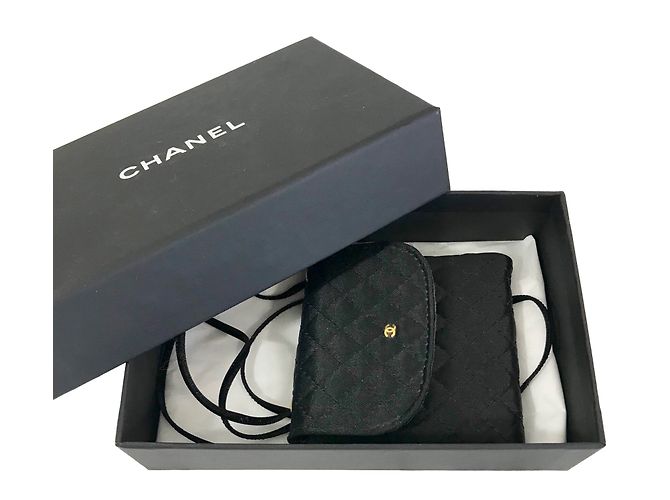 Chanel Pochette Nero Panno