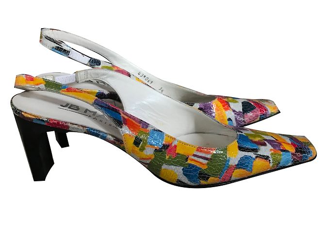 Décolleté JB Martin in pelle tacco 6,5 cm Multicolore