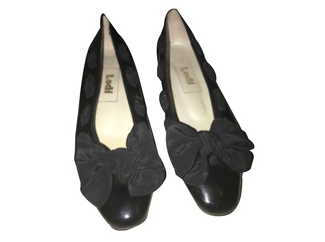Autre Marque LODI Ballerinas aus Leder schwarz Größe 37