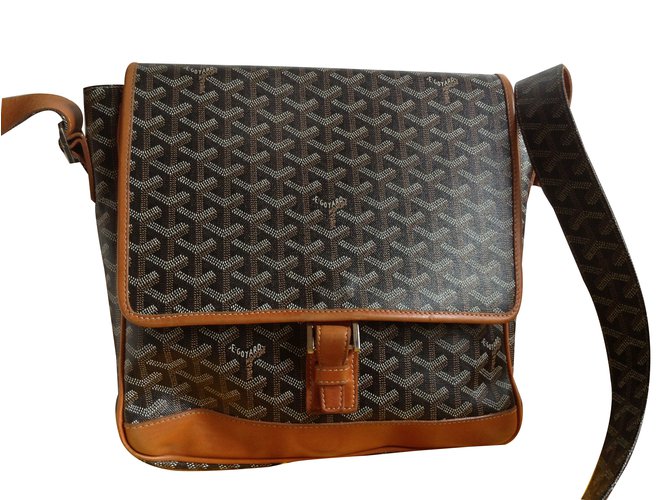Goyard Bags Briefcases Brown Leather  ref.77419