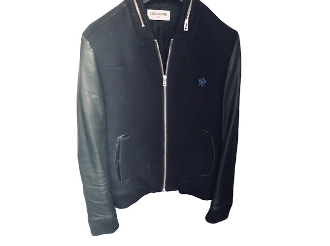 Zadig & Voltaire Lederjacke Schwarz
