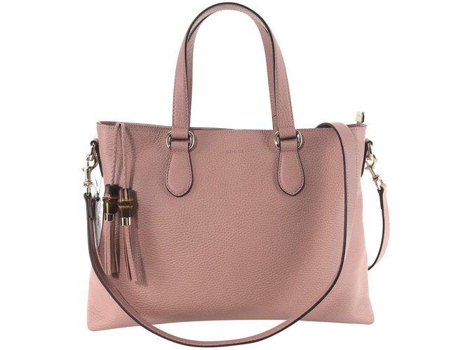 Gucci Handbag Pink Leather  ref.77528