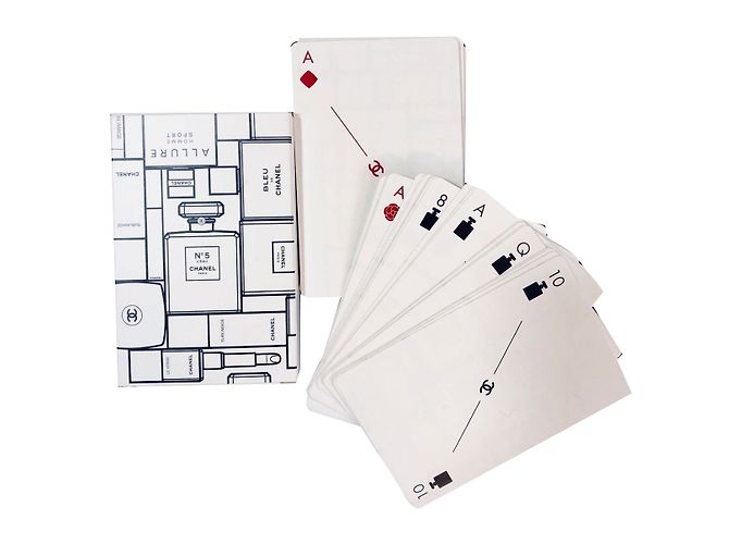 Carte da Poker Chanel Nero
