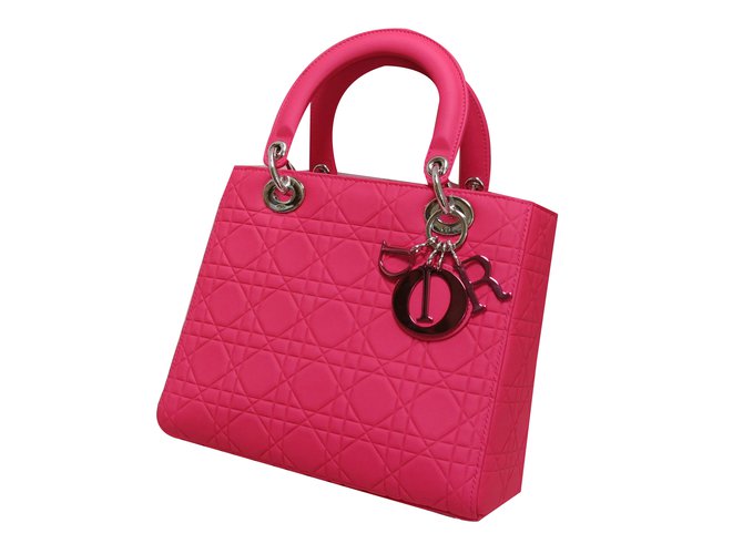 Dior Handtaschen Pink Kalbähnliches Kalb  ref.77582