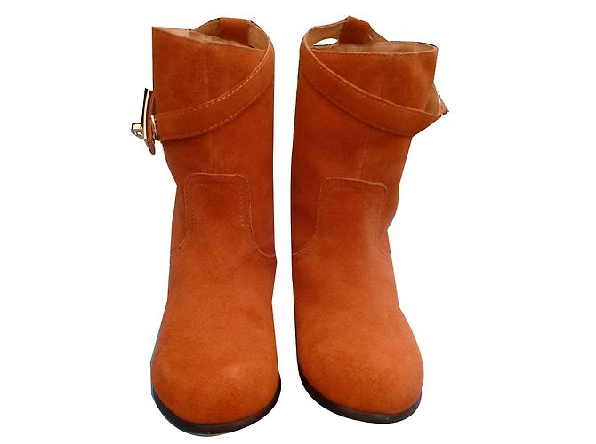 Kelly Hermès Botas de tornozelo Laranja