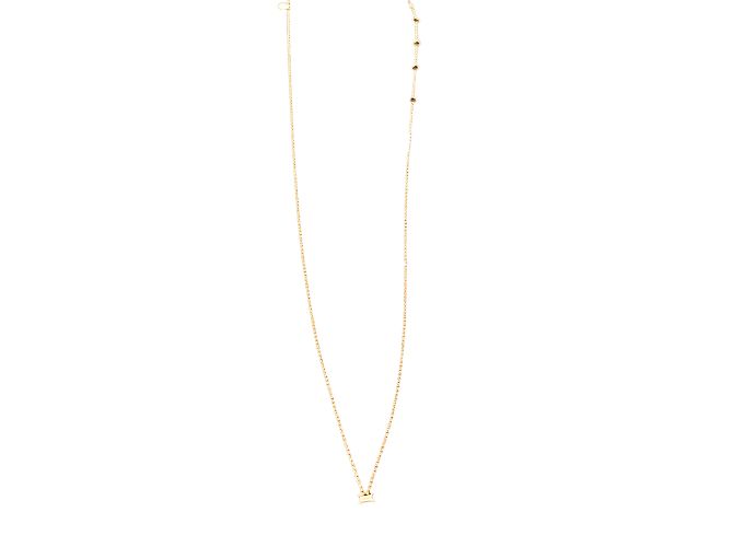 Collana Girocollo Djula Oro Rosa Diamante Baguette