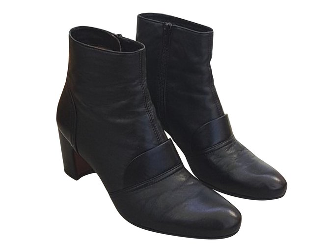 Chie Mihara boots Black Leather  ref.77771