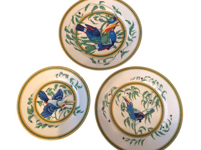 Hermès Porcelain Tableware Set Multiple colors 