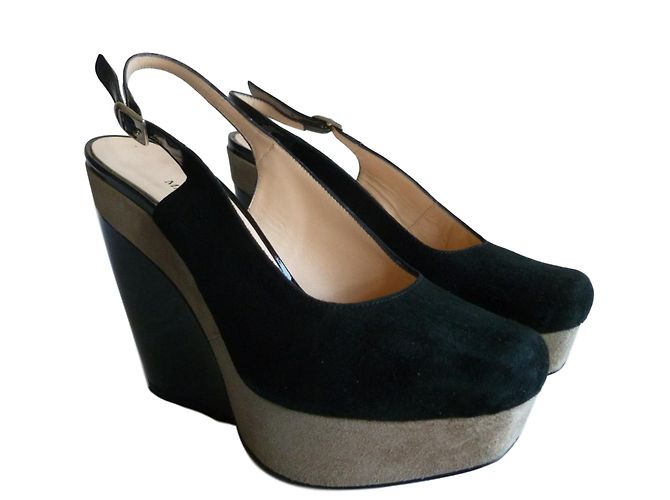 Max & Co Escarpins Noir Taupe