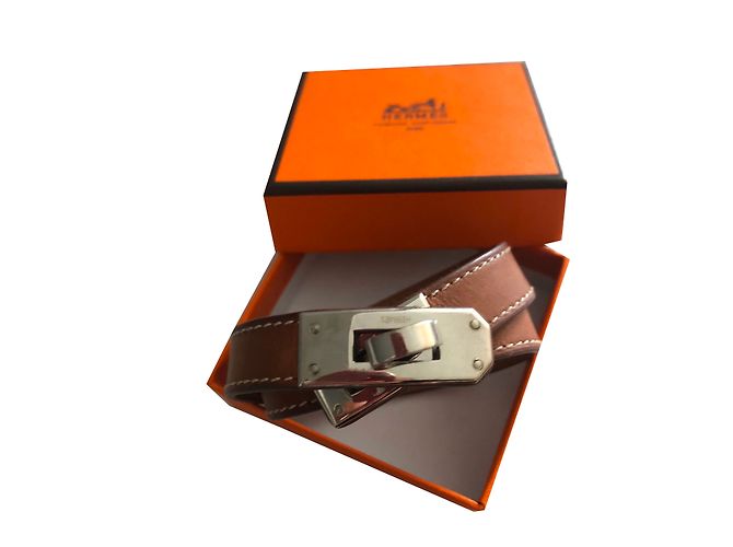 Kelly Hermès Pulseiras Marrom