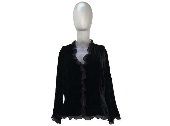 Gerard Darel Knitwear Black Silk Viscose  ref.78034