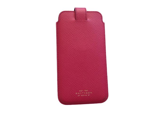 Smythson Étui PANAMA Rose