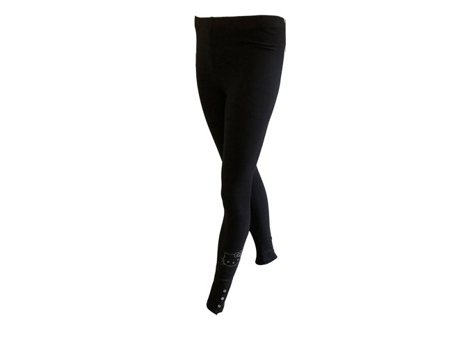 Victoria Couture Pants, leggings Black Polyester  ref.78135