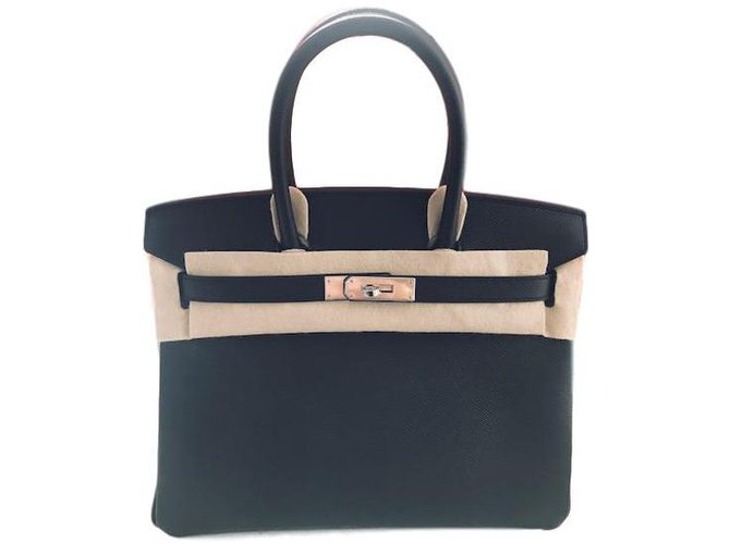 Hermès Birkin 30 Epsom Black Leather  ref.78155