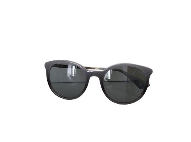 Prada Oculos escuros Cinza Plástico  ref.78167