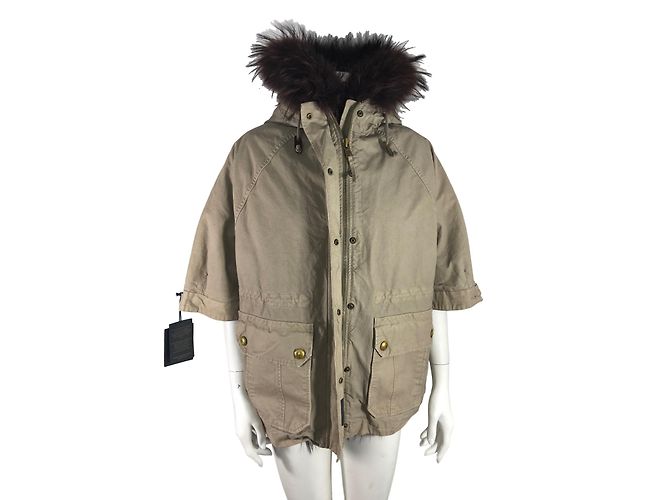 Gold Rush Parka Marrone Beige Bordò