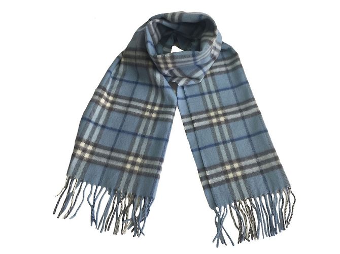 Burberry Sciarpe da uomo Blu Lana