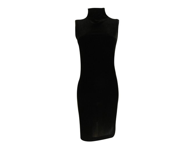 Balenciaga Vestito Marrone scuro Velluto  ref.78380