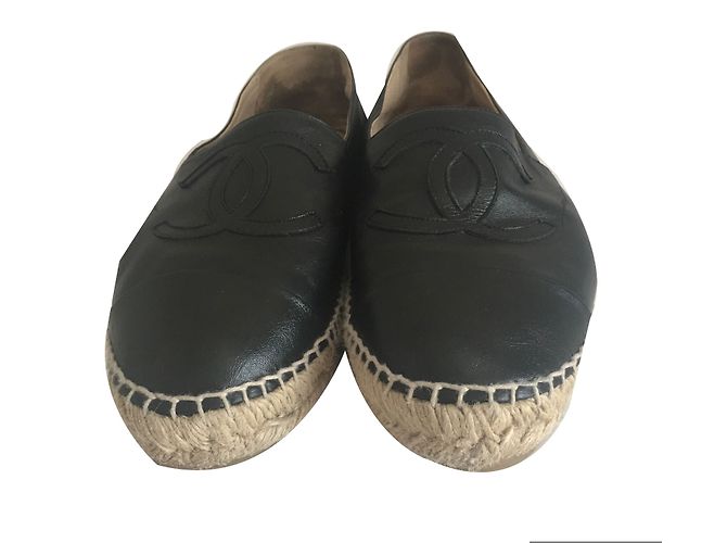 Chanel Espadrilles Black
