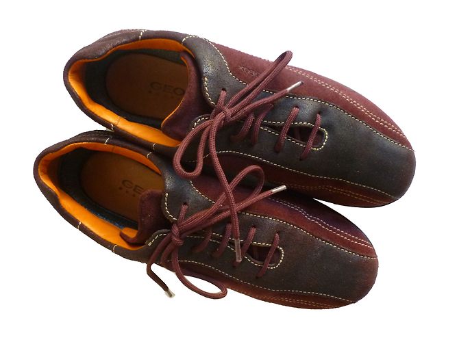 Baskets Geox en daim et cuir 37 IT