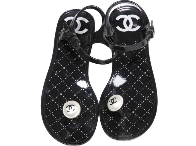 Sandales Enfant en Plastique Noir