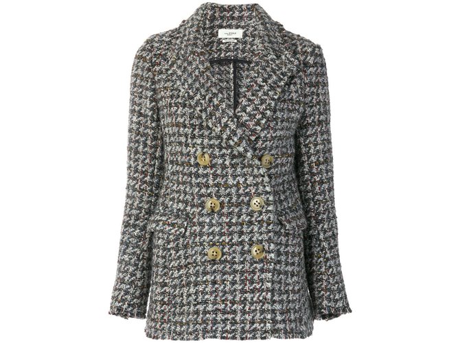 Isabel Marant Etoile Jackets Grey Wool  ref.78441